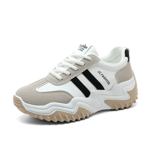 Damen Sportliche Sneakers im lässigen Chunky Design mit dämpfender Profilsohle EB