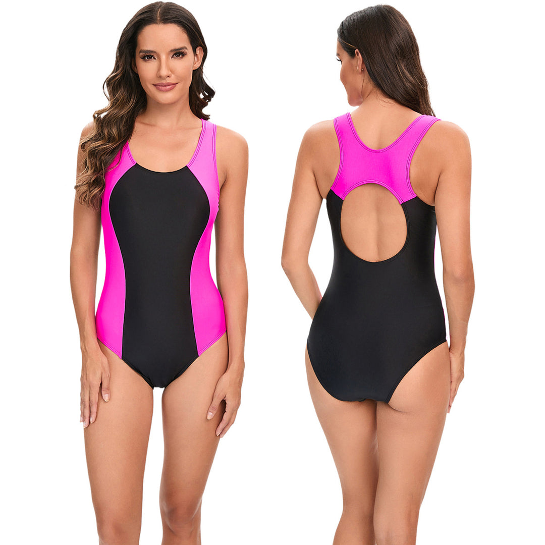 Damen Sportlicher Schwimmanzug mit modernem Schnitt und atmungsaktiven Einsätzen EB