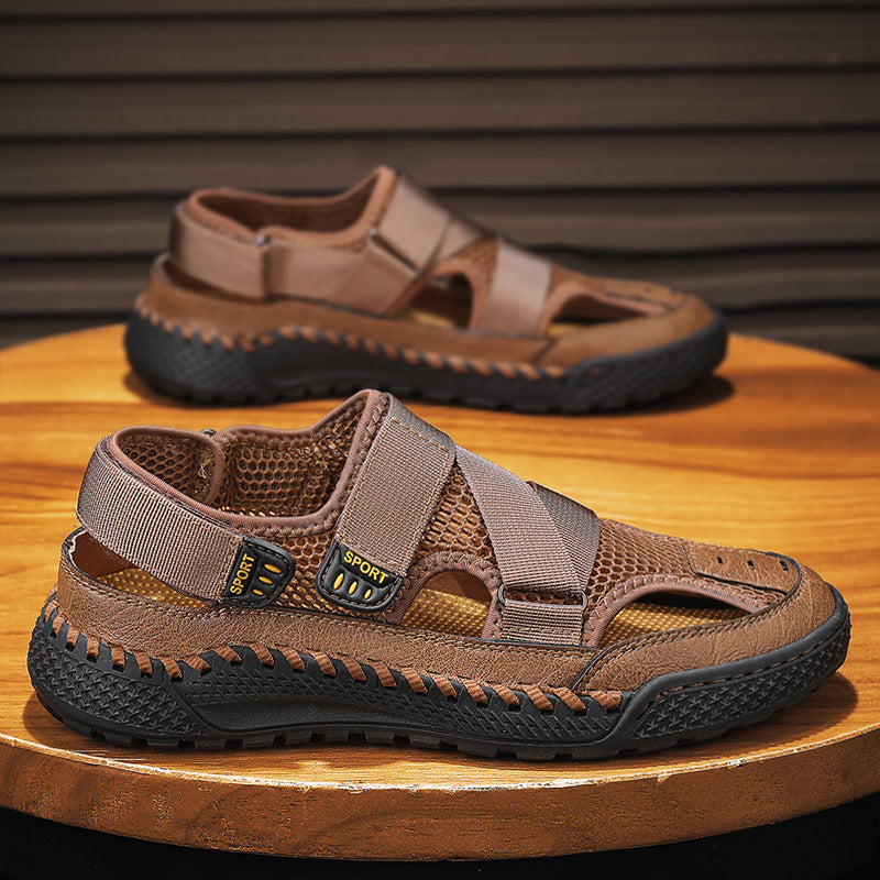 Damen Sport Sandalen mit atmungsaktivem Mesh und verstellbaren Riemen EB