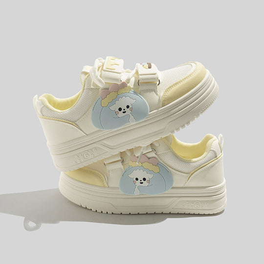 Damen Sneakers mit niedlichem Tiermotiv und ergonomischem Design EB