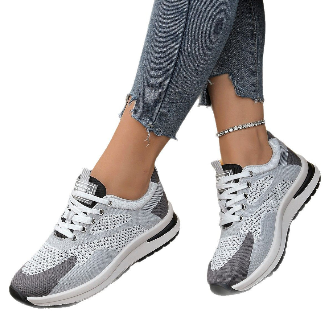 Damen Atmungsaktive Lauf-Sneakers mit flexibel gewebtem Obermaterial EB