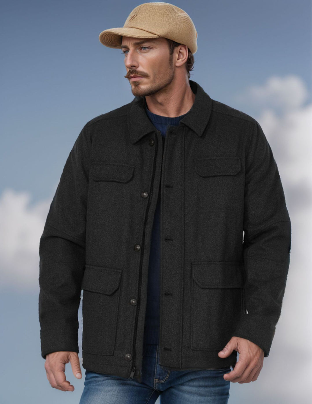Herren modulare Arbeitsjacke im modernen Design EB