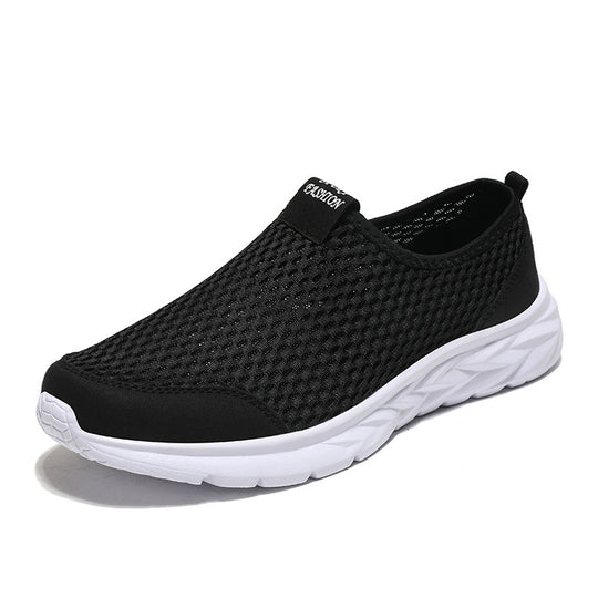 Damen Atmungsaktive Slip-On Sportschuhe mit elastischem Einschlupf EB
