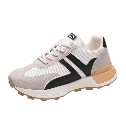Damen Sportliche Freizeitsneaker mit atmungsactivem Obermaterial und rutschfester Laufsohle EB