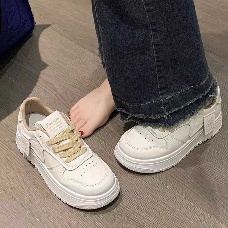 Damen Plateau-Sneaker mit dämpfender Sohle und atmungsaktivem Obermaterial EB