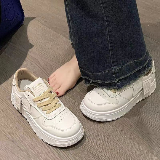 Damen Plateau-Sneaker mit dämpfender Sohle und atmungsaktivem Obermaterial EB
