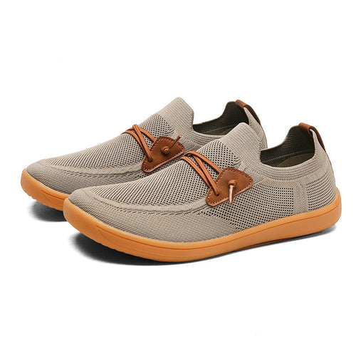 Herren nan atmungsaktiver Strick-Schlupfsneaker mit elastischem Einstieg und dämpfender Leichtsohle EB