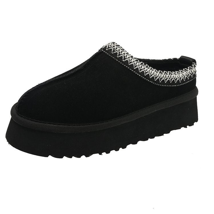 Damen Komfortable Slipper mit elastischem Einstieg und weichem Futter EB