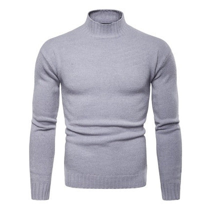 Damen hochgeschnittener Pullover mit Stehkragen EB