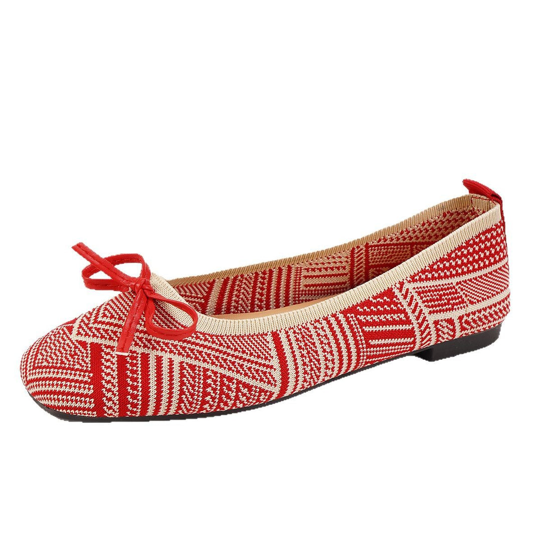 Damen Ballerina mit modernem Graphikdesign von EB