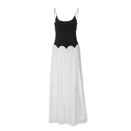 Damen Maxikleid mit raffinierten Trägern und elegantem Schnitt EB