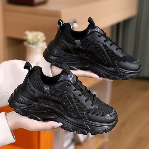 Damen Sportliche Leichtgewicht-Sneaker mit rutschfester Sohle und atmungsaktiven Eigenschaften EB