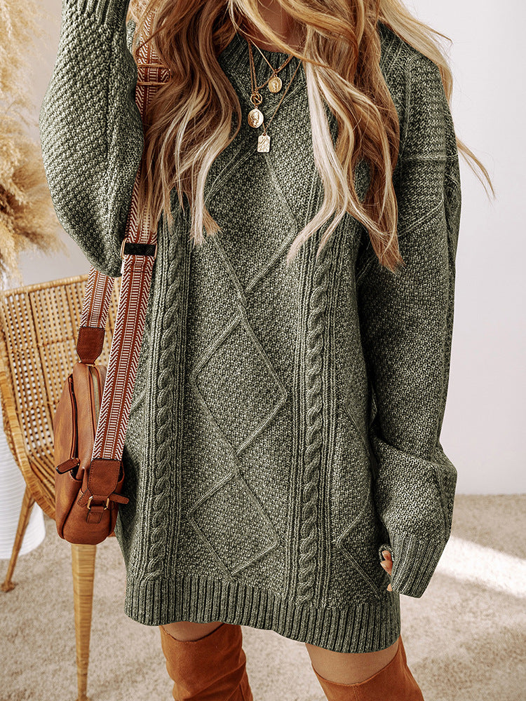 EB | Übergröße Gestricktes Sweatkleid für Damen