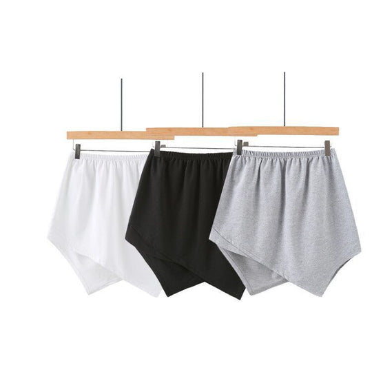 Damen sportliche Shorts im modernen Wickelstil EB
