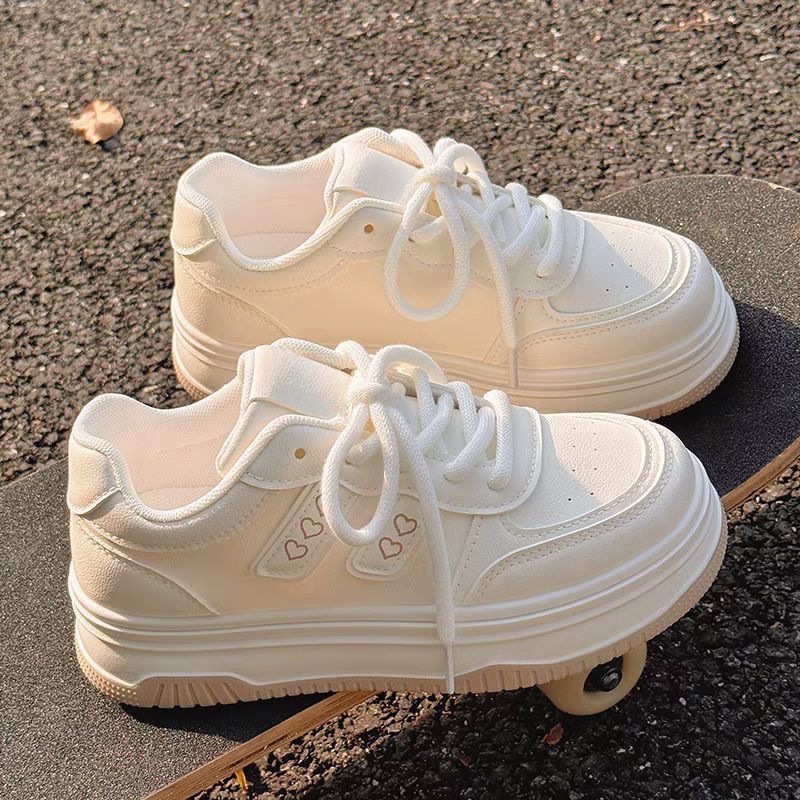 Damen modische Sneaker mit nautischem Fischdesign und gepolsterter Sohle EB
