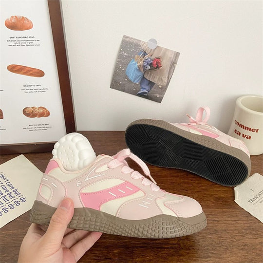 Damen Modische Sneaker mit gepolsterter Einlegesohle und rutschfester Sohle EB