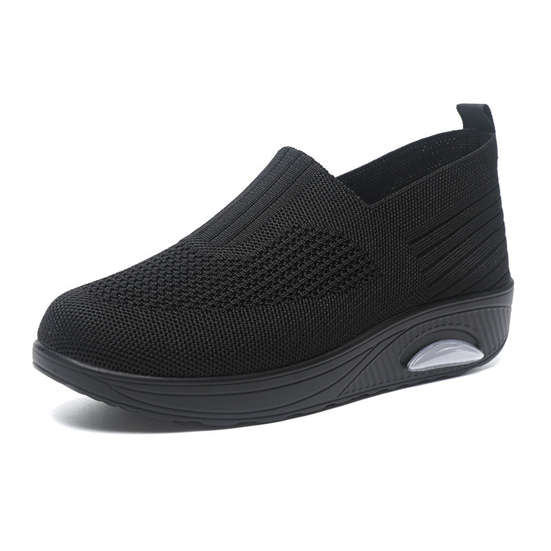 Damen Bequeme Slip-On Sneakers mit Luftpolsterung EB