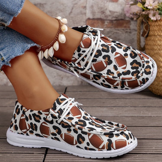 Damen Freizeit-Sneaker mit floralem Design und atmungsaktiver Oberfläche EB