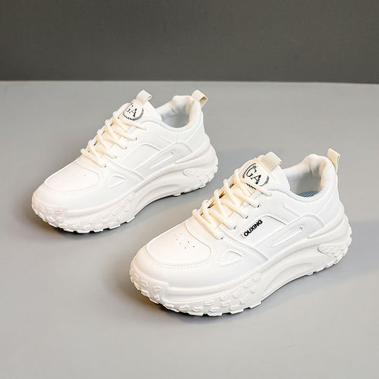 Damen sportliche Chunky Sneakers mit atmungsaktiver Mesh-Oberfläche und dämpfender Sohle EB