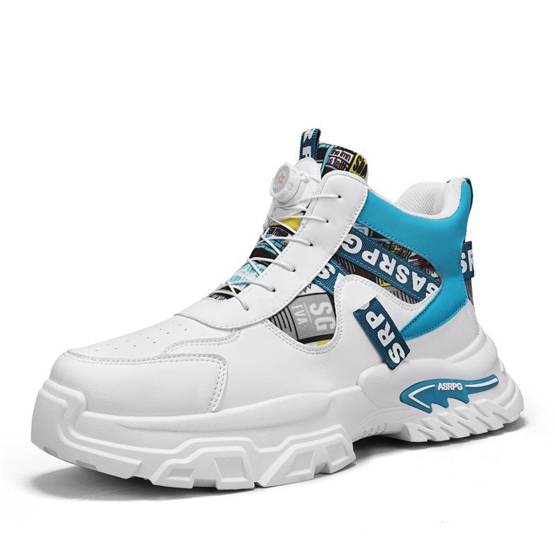 Damen Modische High-Top Sneakers mit stabiler Sohle und innovativem Schnellschnürsystem EB