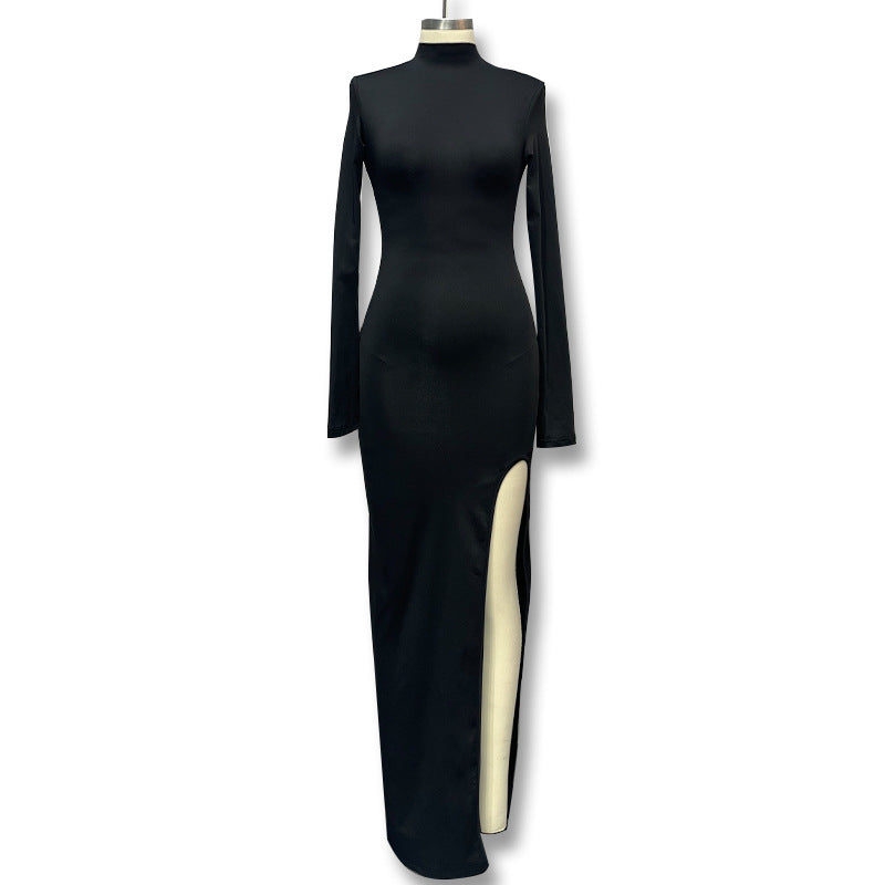 Damen Elegantes Rückenausschnitt Abendkleid EB