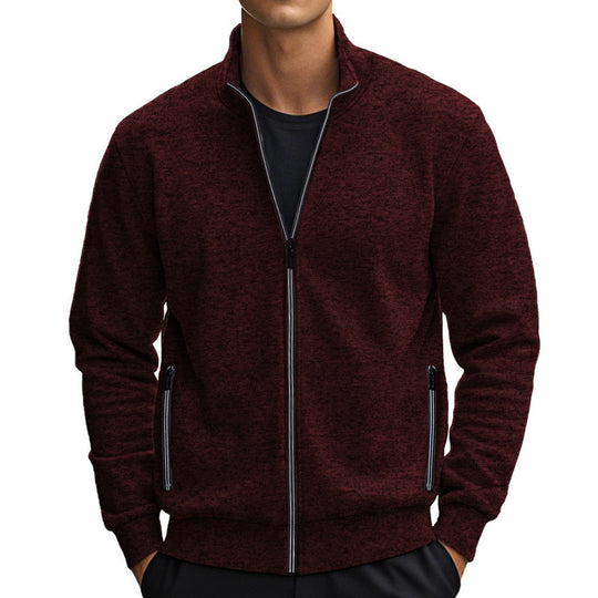 Herren Jacke mit modernem Stehkragen und praktischen Taschen EB