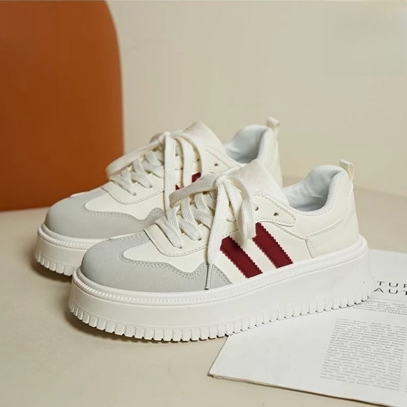 Damen Plattform Sneakers mit ergonomischer Dämpfung und trendigem Design EB