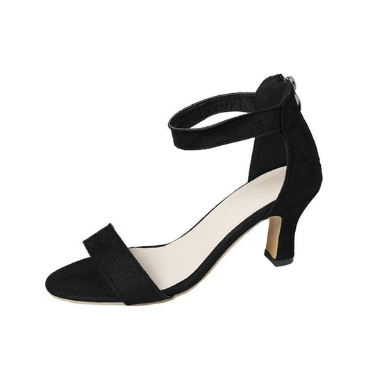 Damen elegante Sandalen mit verstellbarem Riemensystem EB
