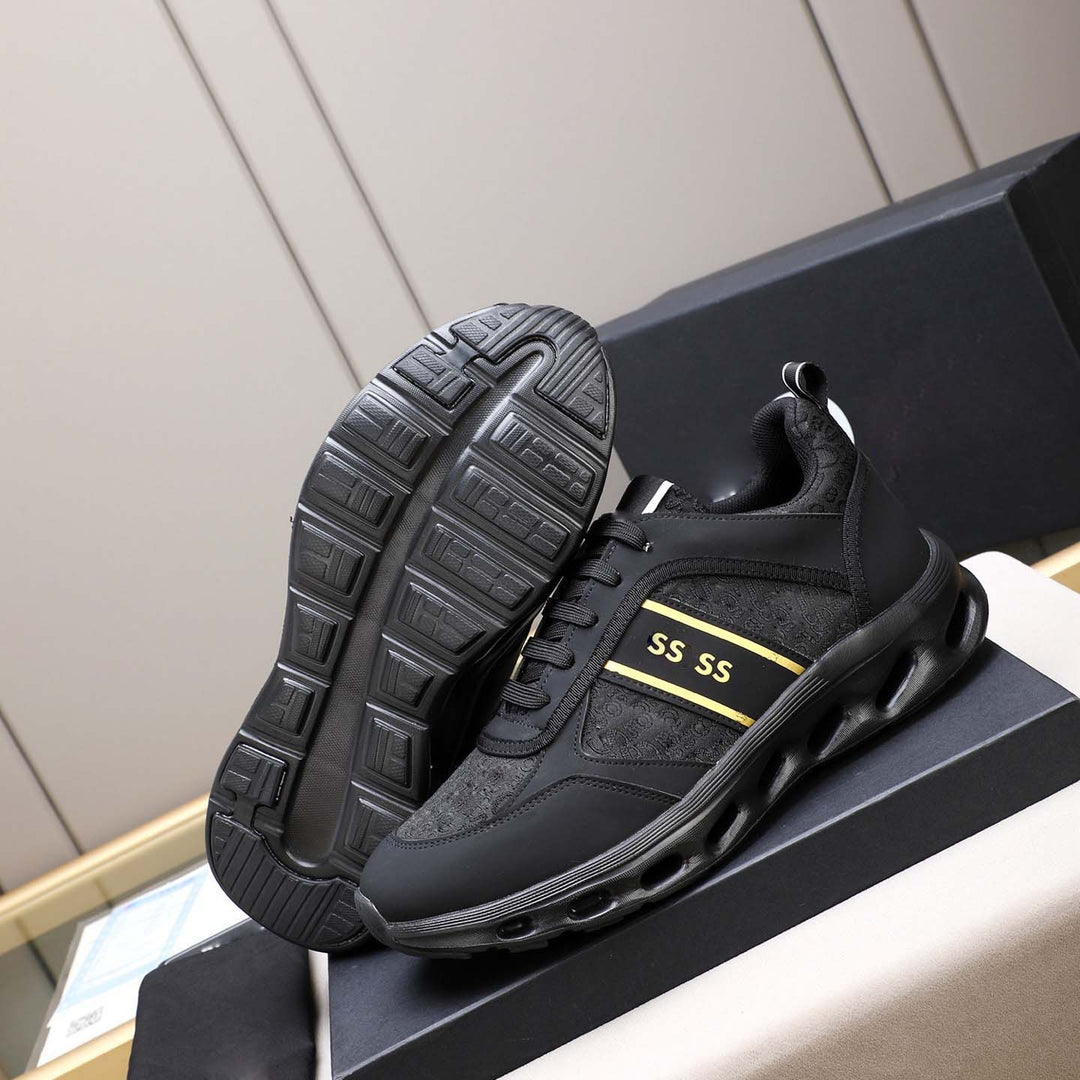 Damen Sportliche Komfort-Sneaker mit atmungsaktiver Oberflächenstruktur und dämpfender Sohle EB