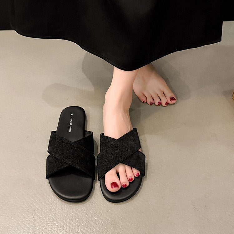 Damen bequeme und stilvolle Schlappen EB