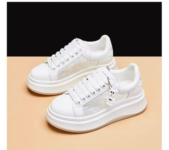 Damen modische Chunky Sneakers mit flexibel dämpfender Sohle und atmungsaktiver Estradakonstruktion EB