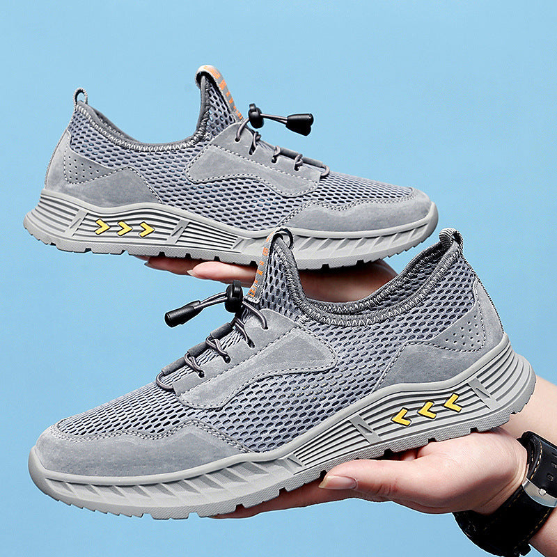Damen Sportliche Freizeitschuhe mit atmungsaktivem Mesh-Obermaterial und innovativem Schnürsystem EB