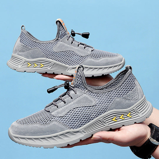 Damen Sportliche Freizeitschuhe mit atmungsaktivem Mesh-Obermaterial und innovativem Schnürsystem EB