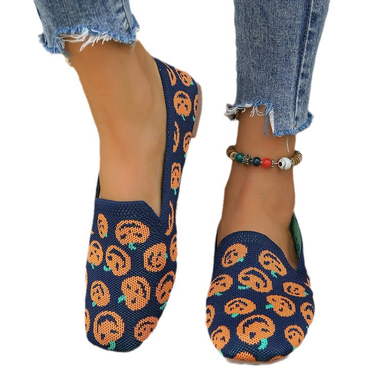 Damen Slip-On Mokassins aus atmungsaktivem Netzmaterial EB