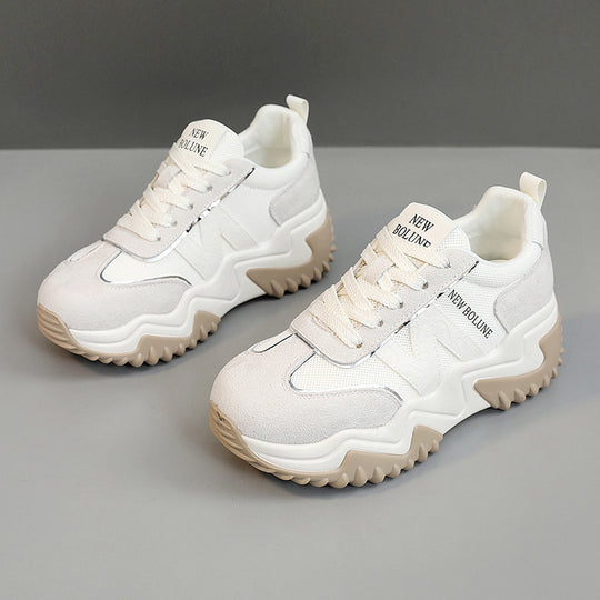 Damen Sportliche Chunky Sneakers mit ergonomischer Dämpfung und rutschfester Sohle EB