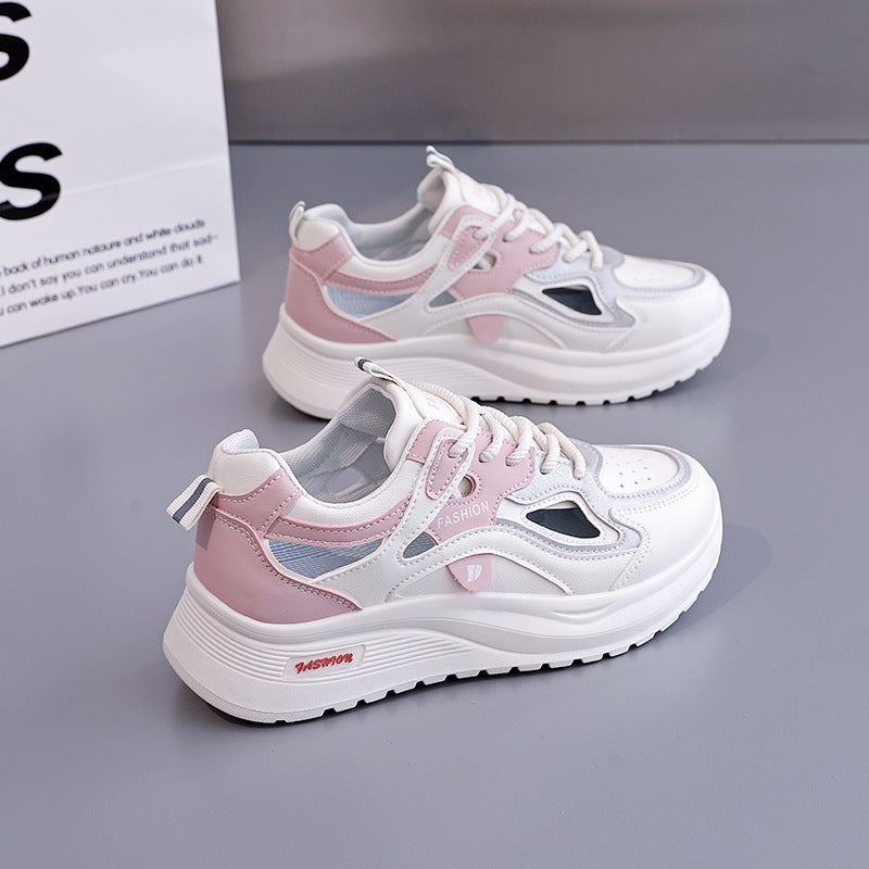 Damen Sportliche Sneakers mit atmungsaktiver Mesh-Oberfläche und modischem Design EB