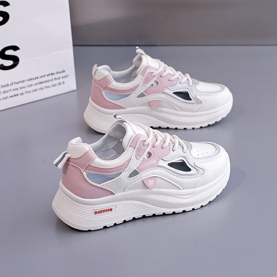 Damen Sportliche Sneakers mit atmungsaktiver Mesh-Oberfläche und modischem Design EB