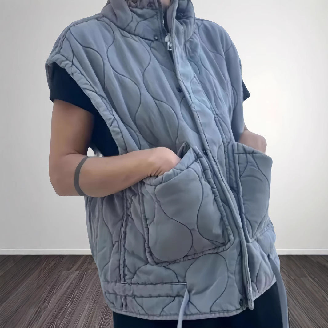 Damen Steppweste mit praktischen Taschen EB