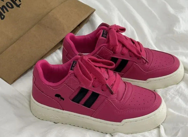 Damen Sneakers mit modischer Oberflächenstruktur und stoßdämpfender Sohle EB