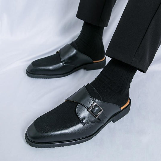 Damen Elegante Clogs mit Gürtelverschluss und gepolsterter Innensohle EB