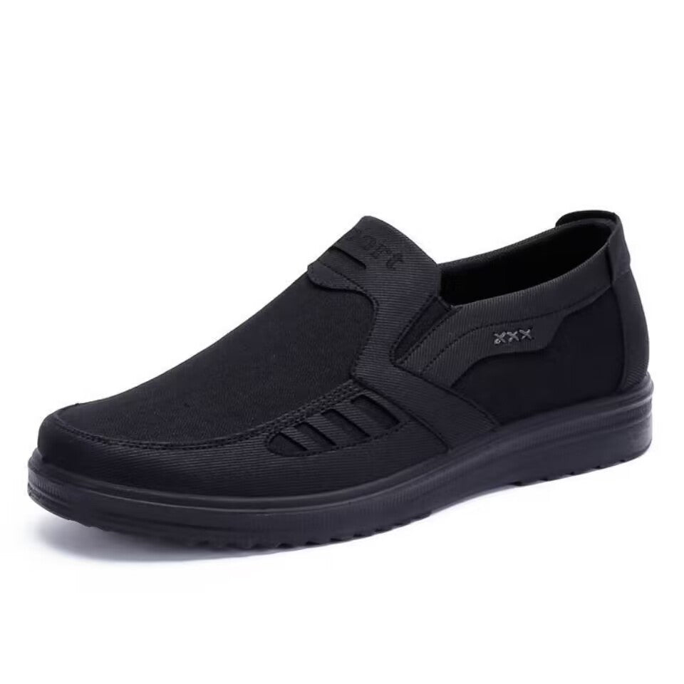 Damen sportliche Slip-On Sneakers mit atmungsaktivem Mesh-Obermaterial EB
