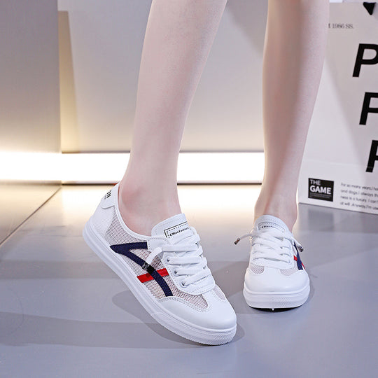 Damen modische Freizeitsneaker mit rutschfester Sohle und atmungsaktivem Obermaterial EB