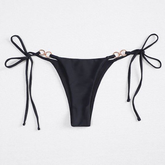 Damen Bikinislip mit verspieltem Schnürdetail EB
