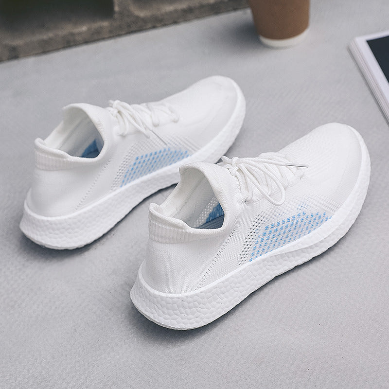 Damen Sportliche Sneaker mit atmungsaktivem Obermaterial und stoßdämpfender Sohle EB