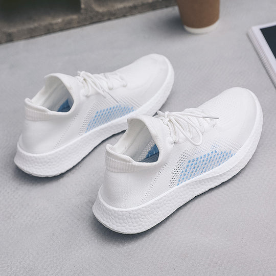 Damen Sportliche Sneaker mit atmungsaktivem Obermaterial und stoßdämpfender Sohle EB