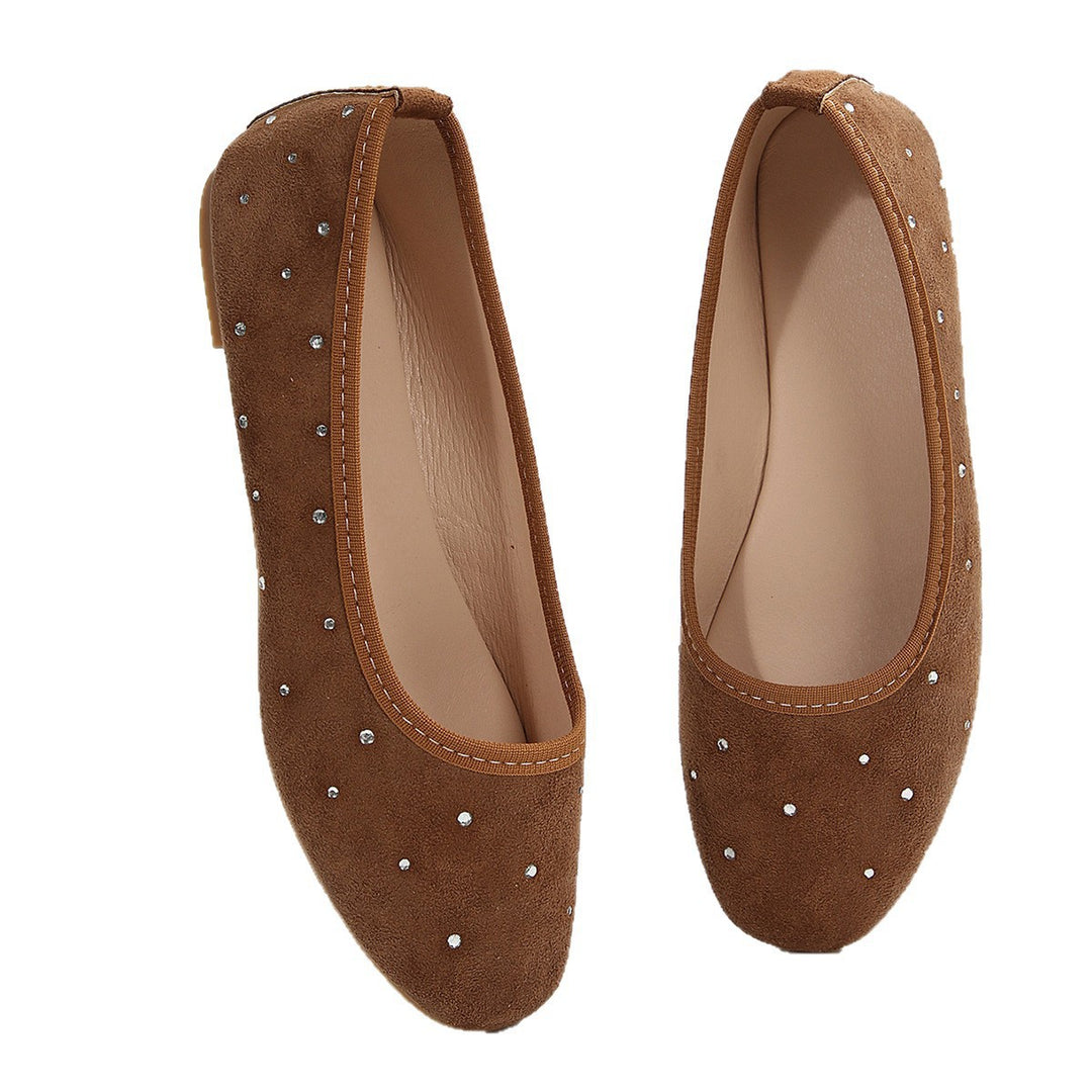 Damen Elegante und funkelnde Ballerinas EB