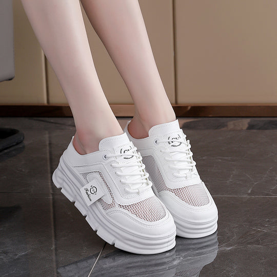Damen Sneaker mit atmungsaktiver Mesh-Oberfläche und modischem Design EB