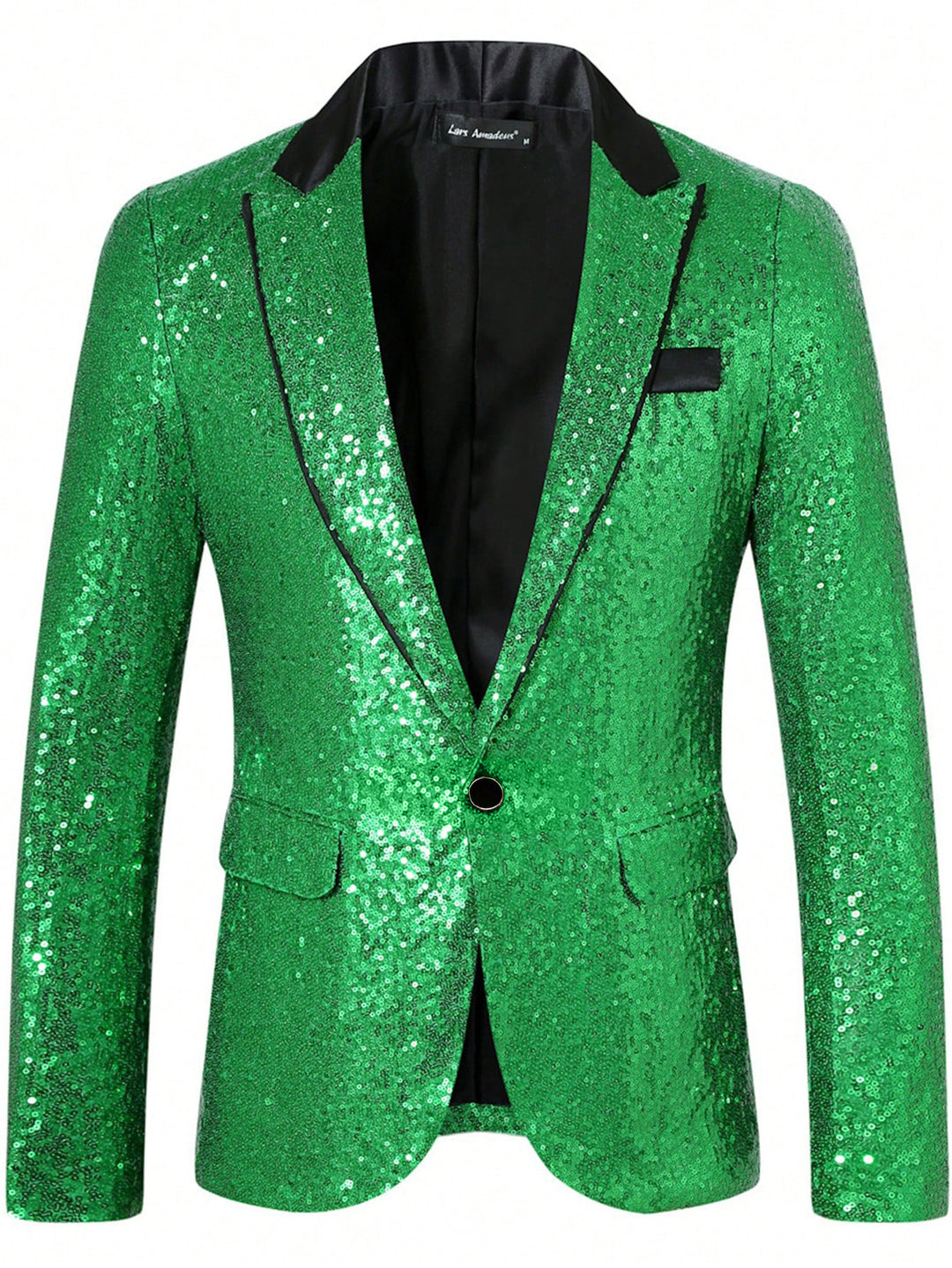 Herren Glamouröser Paillettenblazer EB