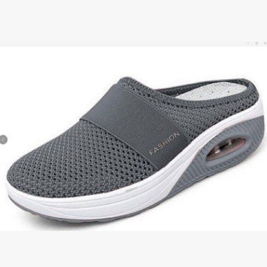 Damen Komfortable Wellness-Mules mit atmungsaktiver Mesh-Oberfläche EB