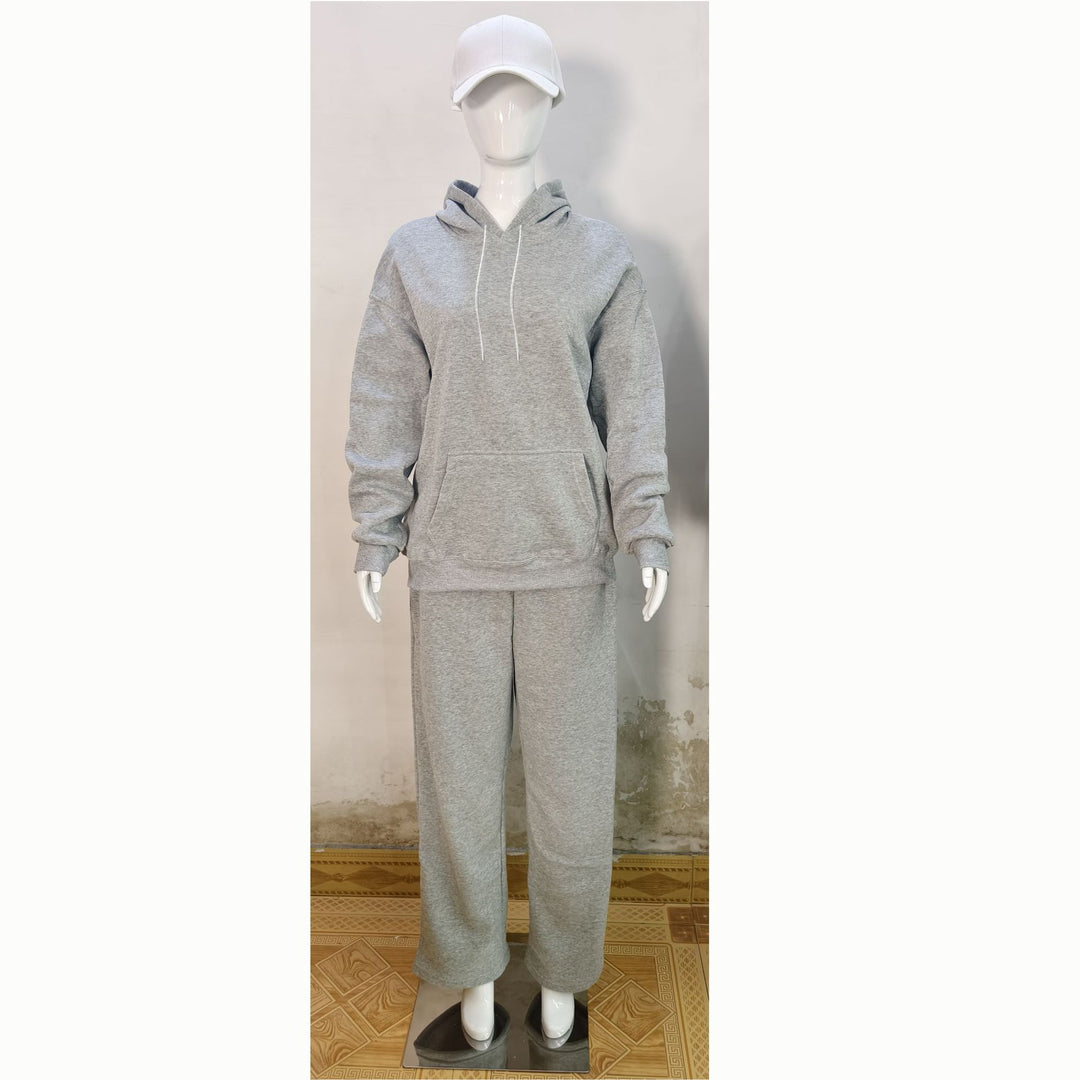Damen nan kuscheliges Oversize Hoodie und weite Jogginghose Set EB
